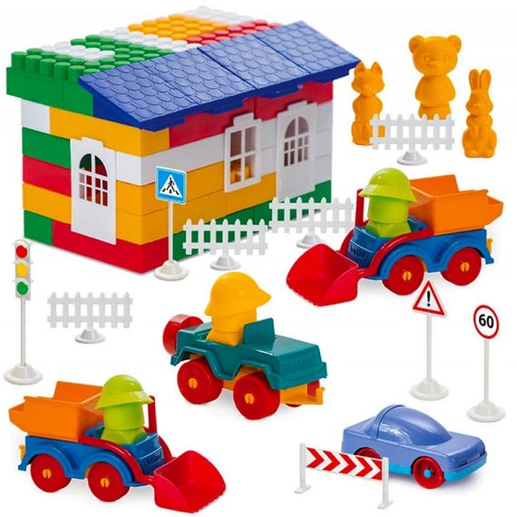 Дитячий конструктор "Лідер" №7 1913 300 деталей | Зображення 1