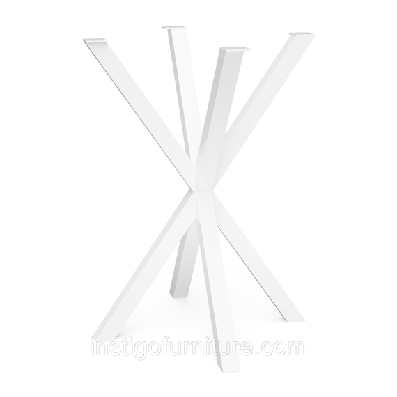 Каркас для столу з металу 550×550mm, H=730mm Білий | Зображення 1