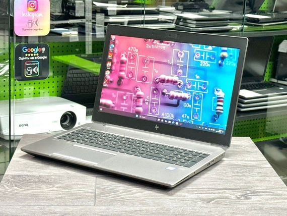Мобильная рабочая станция Б-класс HP ZBook 15 G6 / 15.6" (1920x1080) IPS / Intel Core i7-9850H (6 (12) ядра по 2.6 - 4.6 GHz) / 16 GB DDR4 / 512 GB SSD M.2 / nVidia Quadro T1000, 4 GB GDDR5, 128-bit / WebCam / Win 11 Pro б/у | Зображення 3