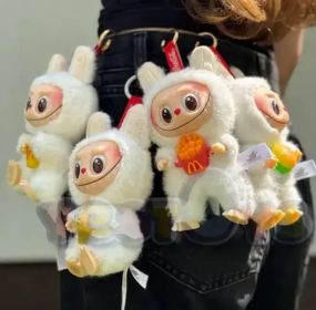 Іграшка Лабубу сюрприз м'який брелок Labubu McDonalds Coca-Cola Series для сумки ключів