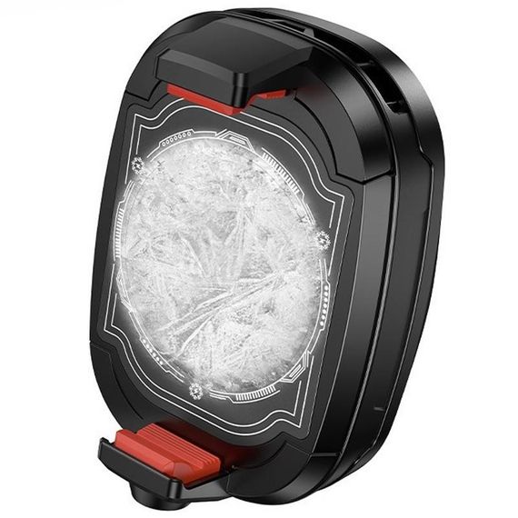 Охлаждающий кулер для мобильного телефона Hoco GM76 Blue diamond Black | Зображення 1