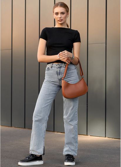 Сумка жіноча Sambag Leoma KOR Коричнева 29 х 7 х 16 см (53090027) | Зображення 2