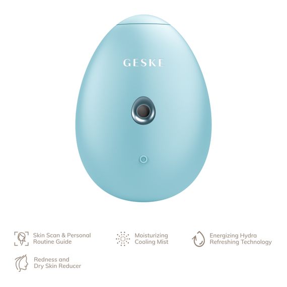 Електронний освіжувач для зволоження обличчя GESKE Facial Hydration Refresher 4в1 turquoise | Зображення 1