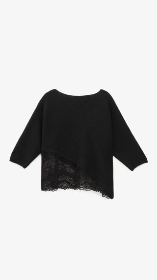 Джемпер однотонний жіночий Pomella 2661 One Size Чорний shop (2000999492754) | Зображення 3