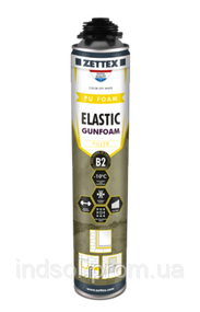 Монтажна піна Zettex PU Foam Elastic NBS Blanco 750 ml