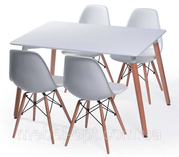 Стул Eames DSW золотистый пластик, дизайн Charles & Ray Eames | Зображення 8