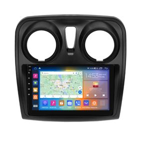 Штатная магнитола 9" Lesko для Dacia Sandero III 2020-н.в. 4/64Gb CarPlay 4G Wi-Fi GPS Prime Дачия