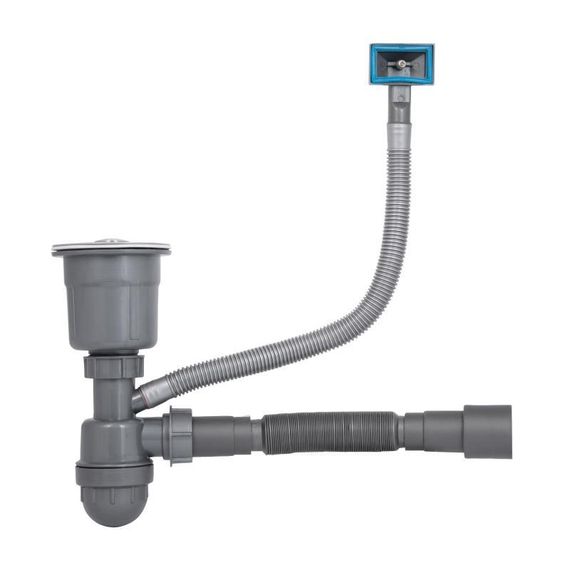 Lidz Handmade H5050H Мийка для кухні інтегрована Decor Honeycomb 2,5/0,5 мм LDH5050DEC48365 | Зображення 7