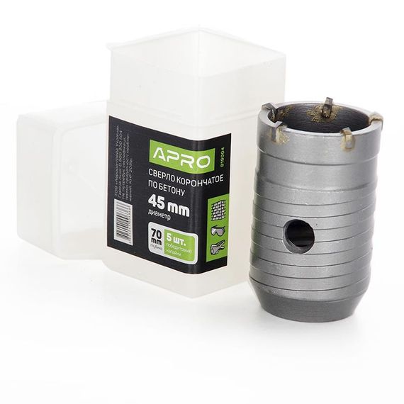 Свердло корончасте для бетону 45 мм APRO 8190041 | Зображення 3