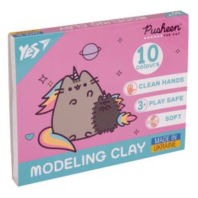 Пластилин YES Pusheen 540663 10 цветов 200 г