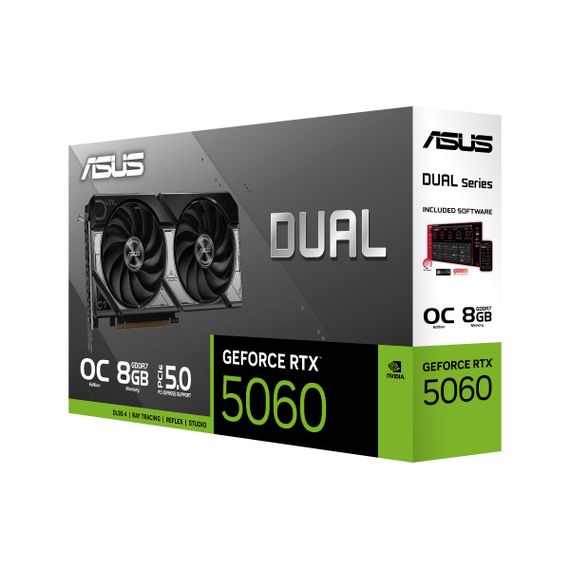 Видеокарта ASUS GeForce RTX 5060 8 GB GDDR7 OC DUAL-RTX5060-O8G 90YV0N12-M0NA00 | Зображення 8