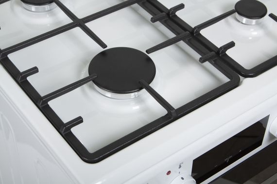 Газова плита з електродуховкою Ventolux GE 6060 CS 6TC (WH) біла | Зображення 5