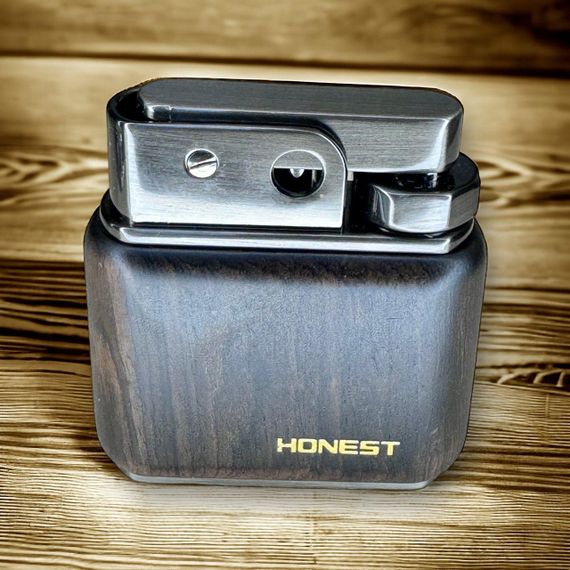 Бензинова запальничка Honest BCZ788 - Black | Зображення 4