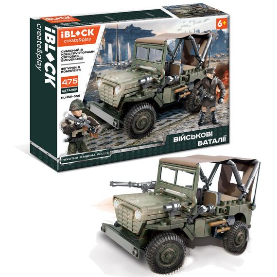 Конструктор -іграшка для дітей  Військові баталії IBLOCK Дитячий конструктор для малюків  віком від 3 ох років | Зображення 1