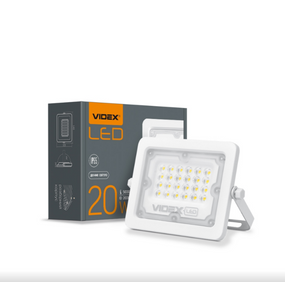LED Прожектор 20W 5000К 220V білий VL-F2e-205W Videx