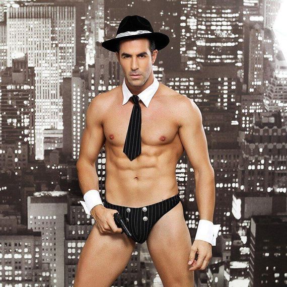 Ролевой костюм гангстера “Опасный Джек” One Size Black sexstyle