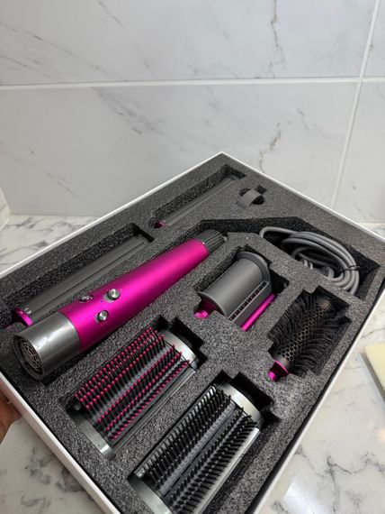 Стайлер для волосся Airwrap Complete Long Fuchsia/Nickel рожевий | Зображення 1