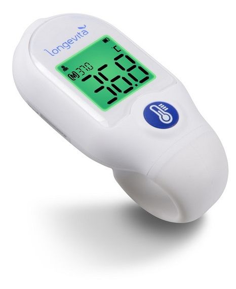 Инфракрасный бесконтактный термометр LONGEVITA DET-3022 Compact гарантия 1 год | Зображення 1