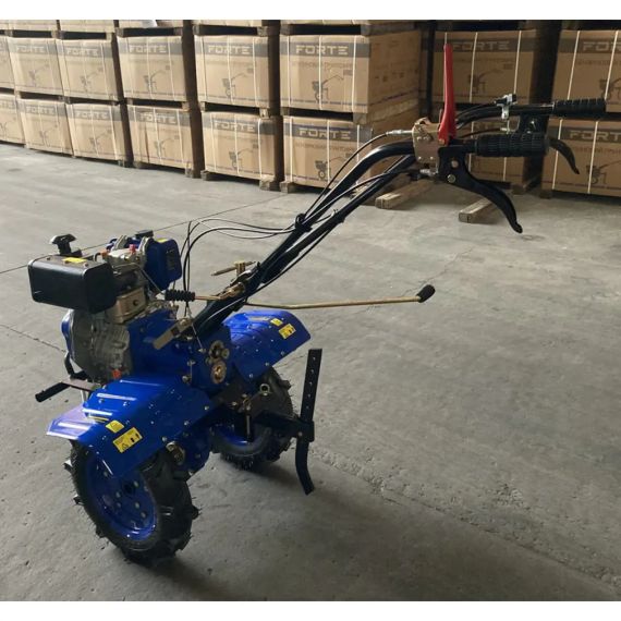 Мотоблок FORTE 1050-3 (10", 6.5 к.с, дизель, фреза, синій) | Зображення 2