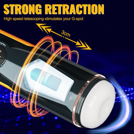 Мастурбатор “Aneemun Cup” 3D-вращение и телескопика Sex Aura | Зображення 3