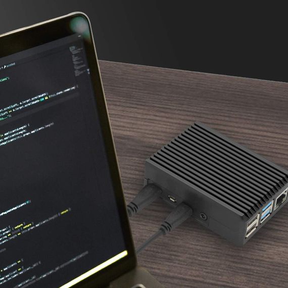 Алюминиевый корпус для Raspberry Pi 5 iUniker P573 Корпус с охлаждением для Raspberry Pi | Зображення 4