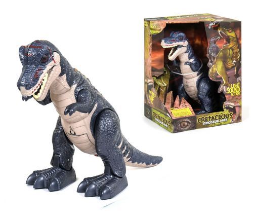 Уцінка. Інтерактивний динозавр "Cretaceous" (темно-синій) - Немає кришки для батарей, повреждена упаковка