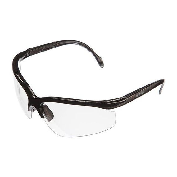 Окуляри захисні прозорі, матеріал лінз полікарбонат, матеріал завушників полікарбонат чорного кольору, захист від1 | Зображення 2