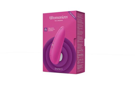 Вакуумний кліторальний стимулятор Womanizer Starlet 3 PINK Sex Aura | Зображення 5