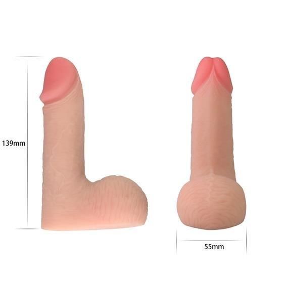 Фалоімітатор - Skinlike Soft Cock 5.5" Sex Aura | Зображення 1