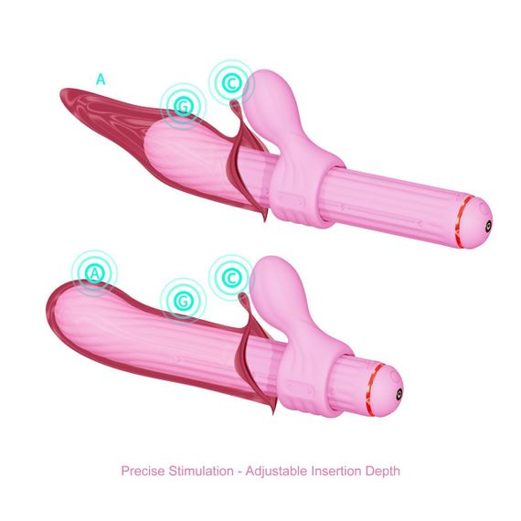 Вібратор Otouch Magic Stick S1 Plus - Pink Sex Aura | Зображення 4