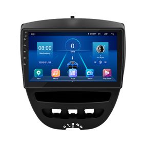 Штатная магнитола Lesko для Peugeot 107 I 2005-2009 экран 10" 2/32Gb/ 4G/ Wi-Fi Premium GPS на Андроид Пежо