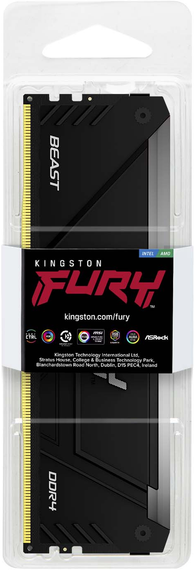Пам&#039;ять ПК Kingston DDR4 16GB 3600 FURY Beast RGB KF436C18BB2A/16 | Зображення 2