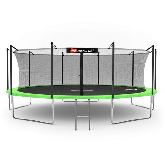 Батут Hop-Sport 14ft (427см) зелений із внутрішньою сіткою | Зображення 2