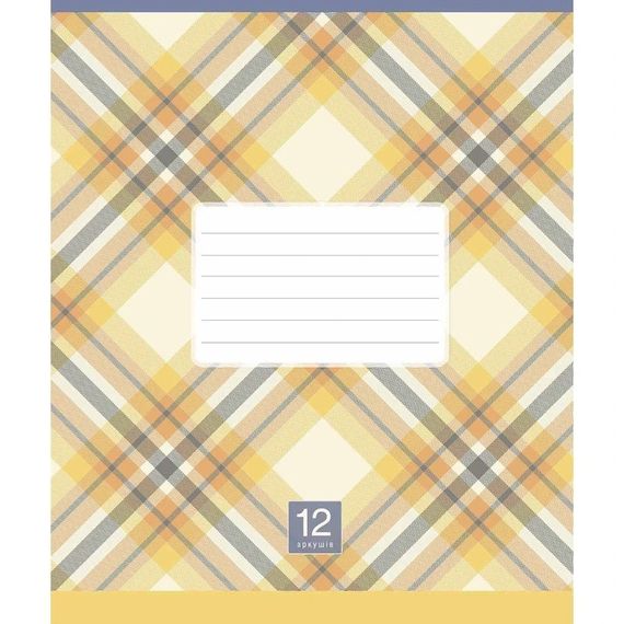 Зошит учнівський "Plaid pattern" 024-3345L-5 в лінію, 24 аркушів
