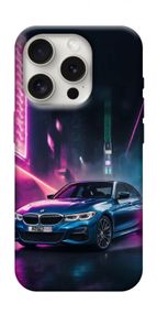 Чохол з картинкою Неонове BMW для Apple iPhone 16 Pro (6.3")