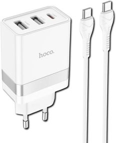 Зарядне Устройство Hoco N21 Pro PD30W+QC3.0 Type-C to IP (33291-01_358)
