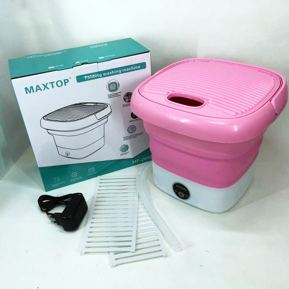 Портативна пральна машина MAXTOP, Міні пральна машина відро для дачі UW-54