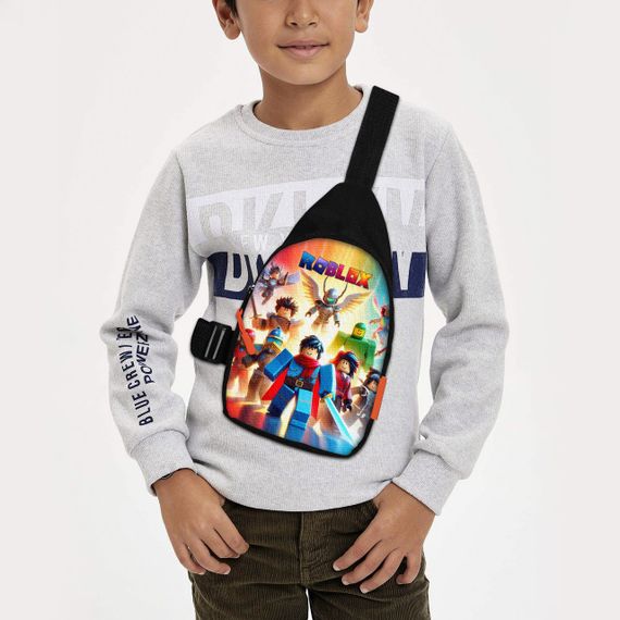 Сумка через плече дитяча Roblox 29х17 см сумка слінг для хлопчика (01975)