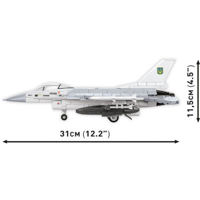 Конструктор Cobi Літак F-16C Fighting Falcon (UA), 500 деталей (COBI-5893) | Зображення 1