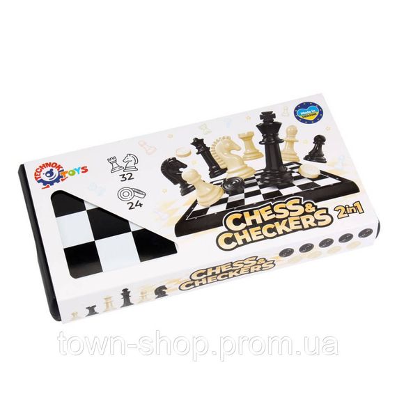 Игрушка "набор настольных игр Шахматы-Шашки ТехноК", арт. 9079TXK