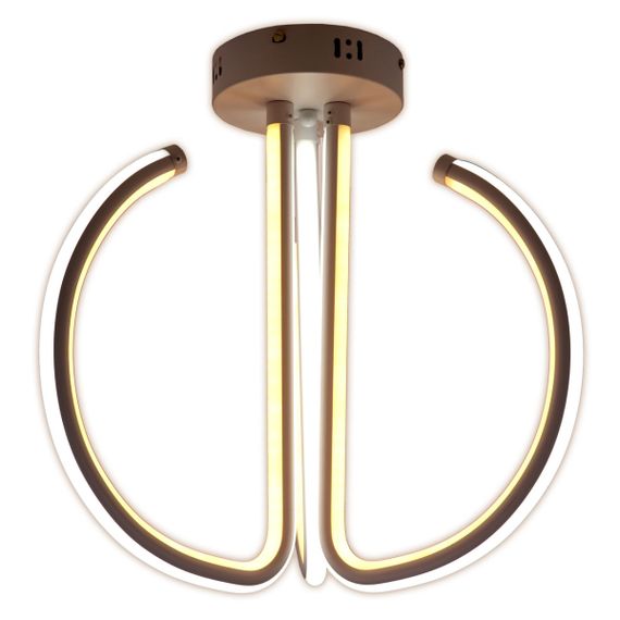 Люстра світлодіодна стельова LED світильник для квартири на стелю лед 25571 Білий 40х38х38 см. | Зображення 7