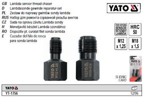 Набор ремонта ризьби лямбда-зонду YATO M12x125/M18x15 2 предмети YT-1756