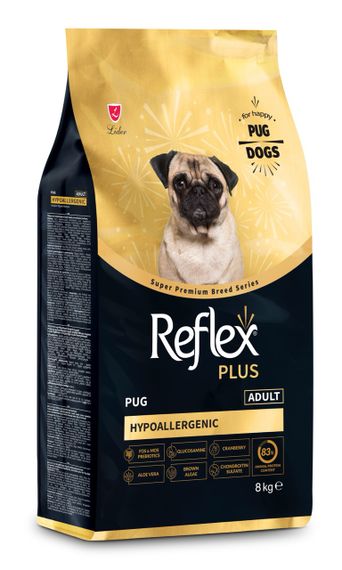 Сухий корм для собак породи мопс Reflex Plus Pug, 8 кг