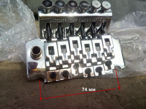 Гітарний Бридж Флойд роуз Floyd Rose тремоло хром для електрогітари гітари | Зображення 5