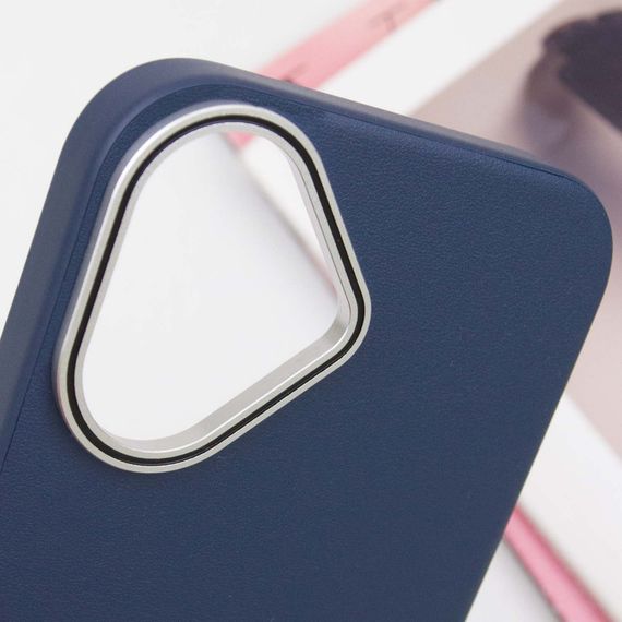 Чохол SGP PC+Leather with MagSafe для Apple iPhone 16 Plus (6.7") Blue | Зображення 3