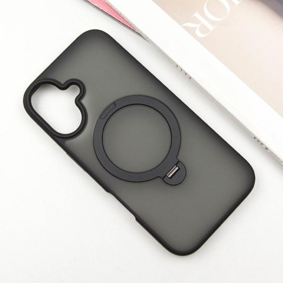 Чохол Ummi Colorful with Magnetic Fit HQ Ring для Apple iPhone 16 (6.1") Black | Зображення 1