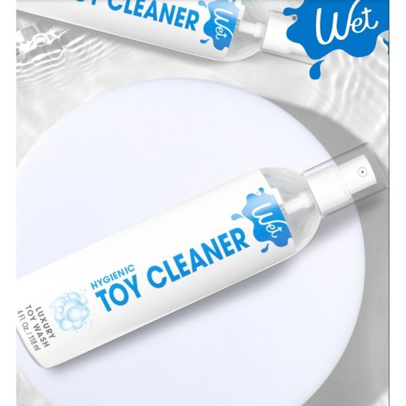 Очищувач для секс-іграшок без спирту Wet Toy Cleaner, на водній основі, 118 мл | Зображення 1