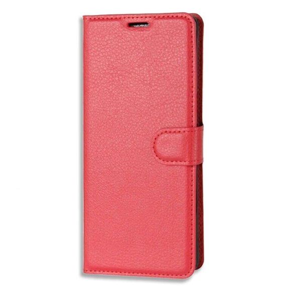 Чохол книжка з кишенями для карт на Huawei Mate 10 lite колір Червоний | Зображення 2
