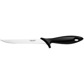 Кухонний ніж Fiskars філейний з гнучким лезом Essential, 17,6 см, нержавіюча сталь, пластик (1065567)