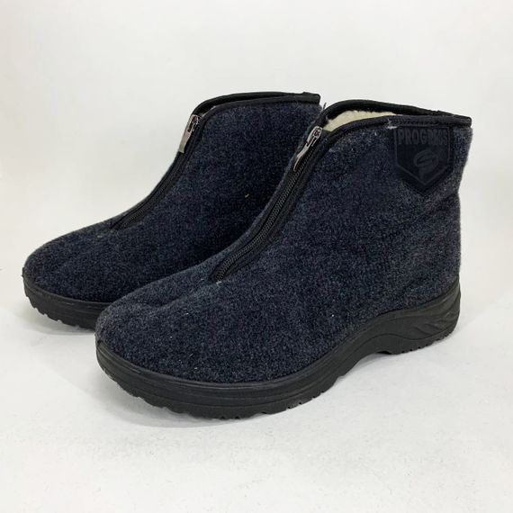 Сапоги рыбацкие утепленные 41р 27см, Сапоги мужские утепленные короткие, Черные ботинки для работы KJ-22 | Зображення 4